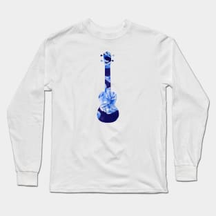 Floral Ukulele Long Sleeve T-Shirt